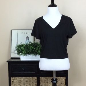 Live In The Moment cropped tee